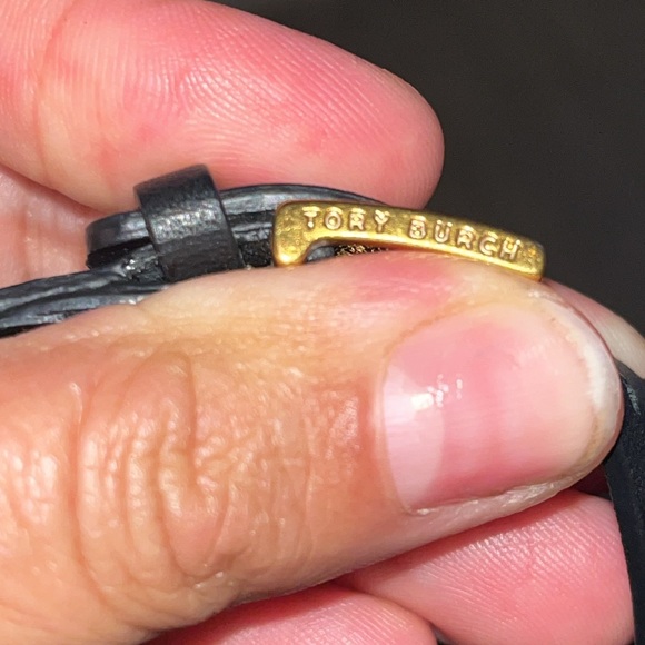 TORY BURCH RAVELLO Black Platform Sandals Shoes - Picture 4 of 8